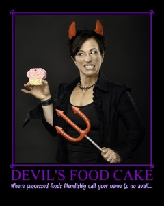 movtivational devils food cake
